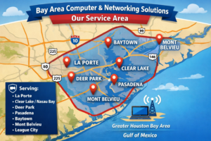 BAYCNS Service Area - Baytown, La Porte, Clear Lake, Pasadena, Webster, Deer Park, Mont Belvieu, League City - it support bay area